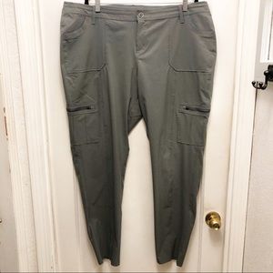 Kuhl Gray Horizn Skinny Cargo Hiking Pants